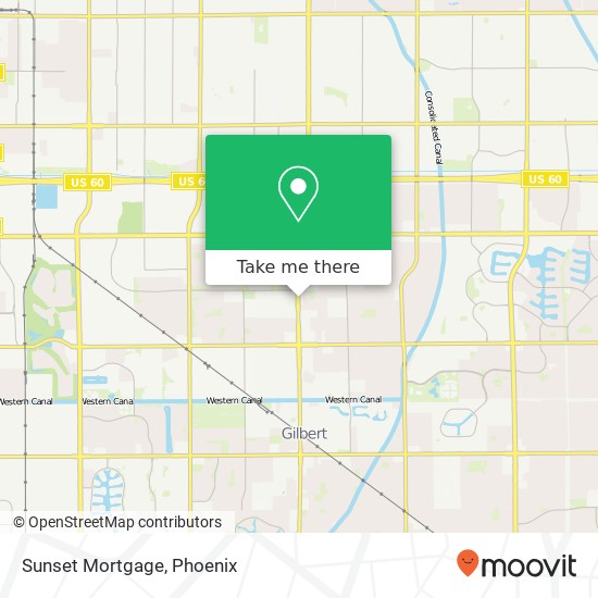 Sunset Mortgage map