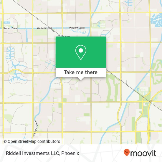 Riddell Investments LLC map