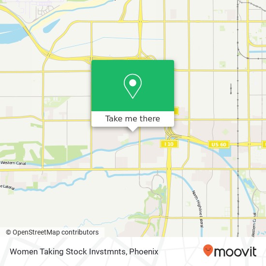 Mapa de Women Taking Stock Invstmnts