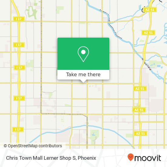 Chris Town Mall Lerner Shop S map