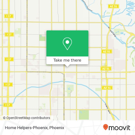 Mapa de Home Helpers-Phoenix