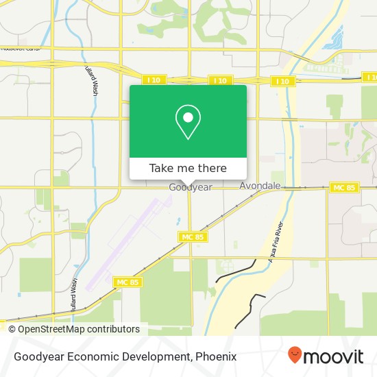 Goodyear Economic Development map