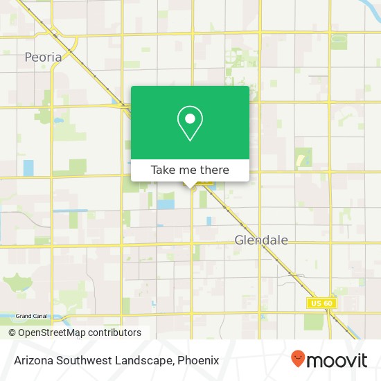 Arizona Southwest Landscape map