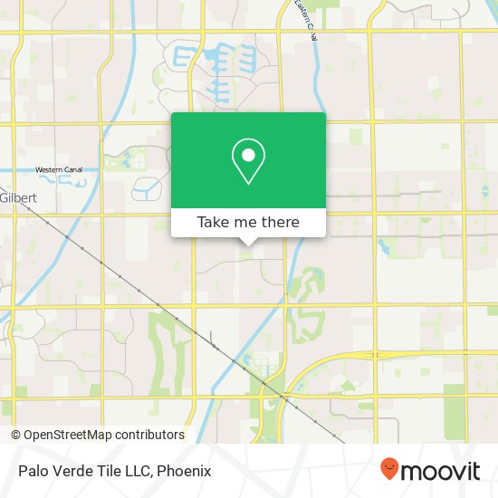 Mapa de Palo Verde Tile LLC