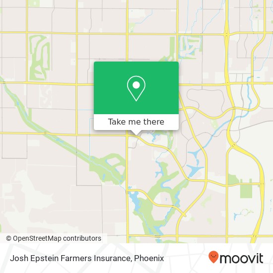 Mapa de Josh Epstein Farmers Insurance