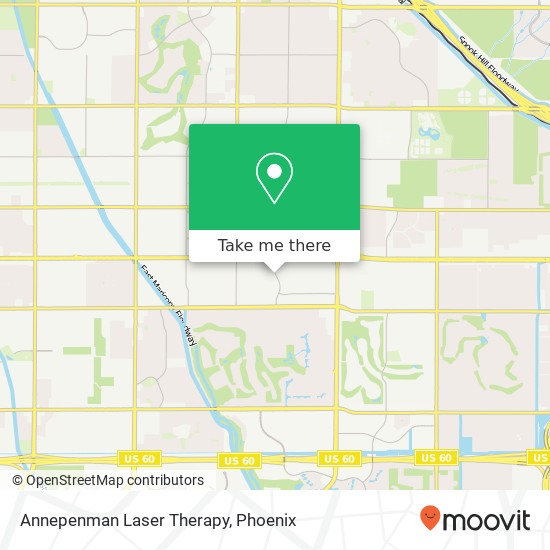 Annepenman Laser Therapy map