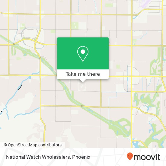 National Watch Wholesalers map