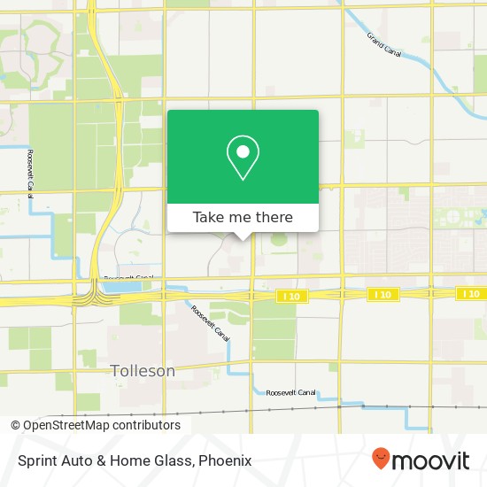 Sprint Auto & Home Glass map