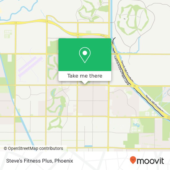 Steve's Fitness Plus map
