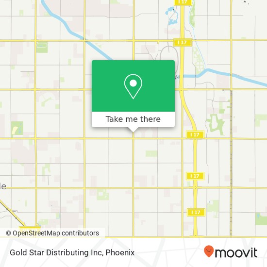 Gold Star Distributing Inc map