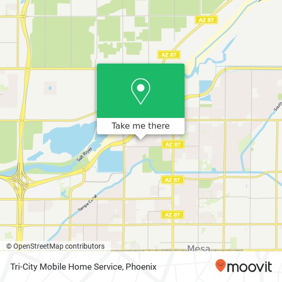 Mapa de Tri-City Mobile Home Service