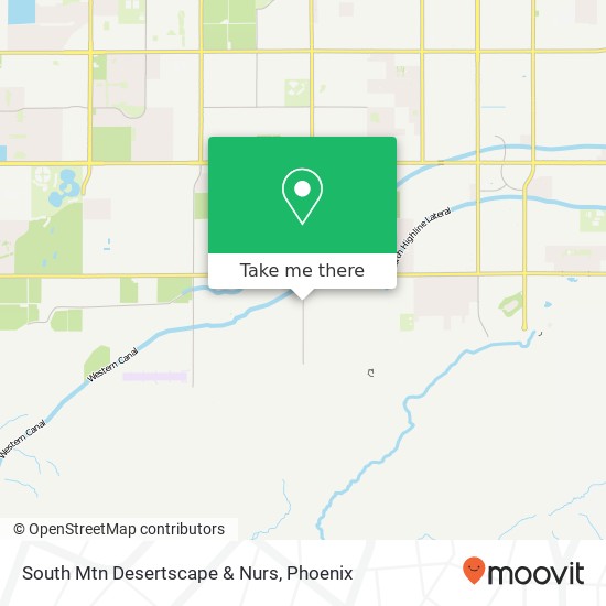 Mapa de South Mtn Desertscape & Nurs