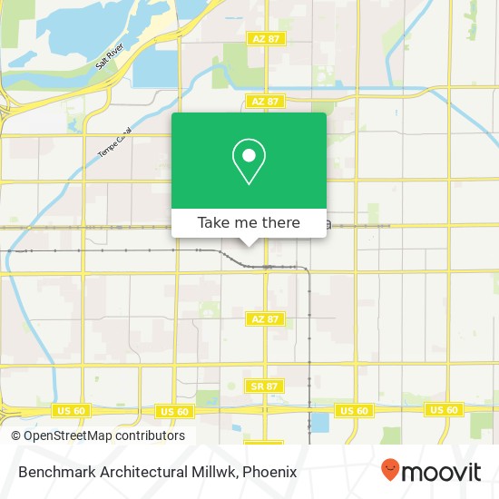 Benchmark Architectural Millwk map