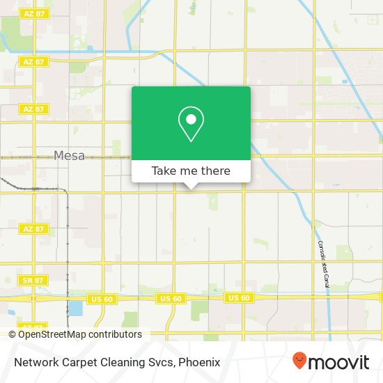 Mapa de Network Carpet Cleaning Svcs