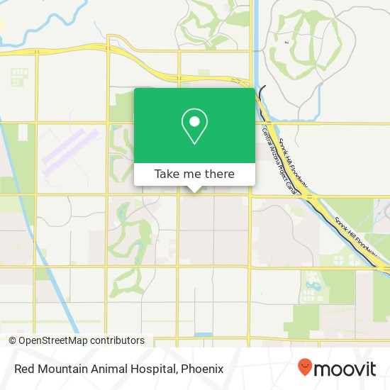 Red Mountain Animal Hospital map