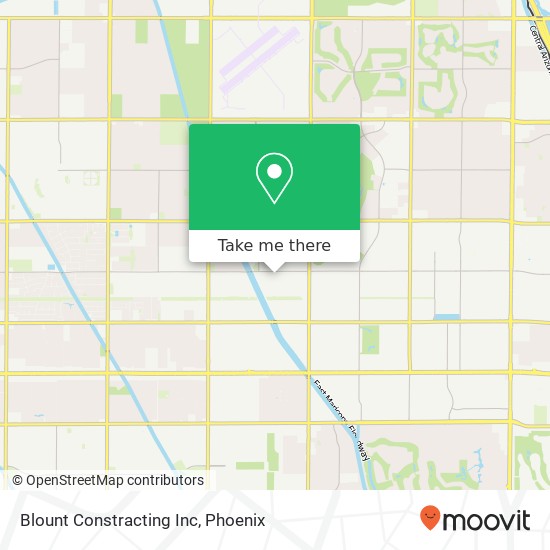 Blount Constracting Inc map