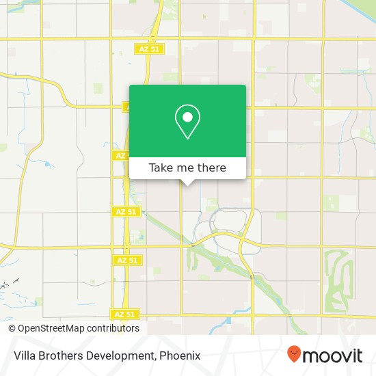 Villa Brothers Development map