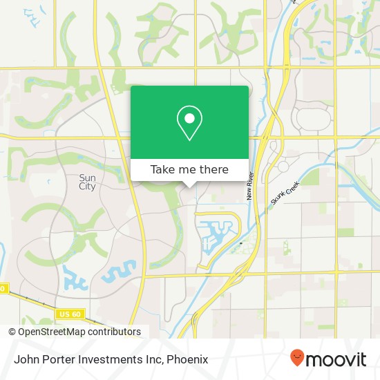 Mapa de John Porter Investments Inc