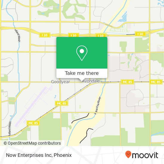 Mapa de Now Enterprises Inc