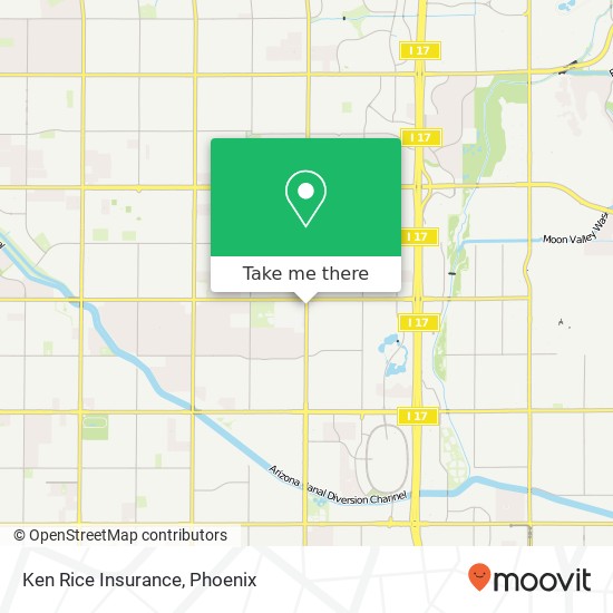 Ken Rice Insurance map