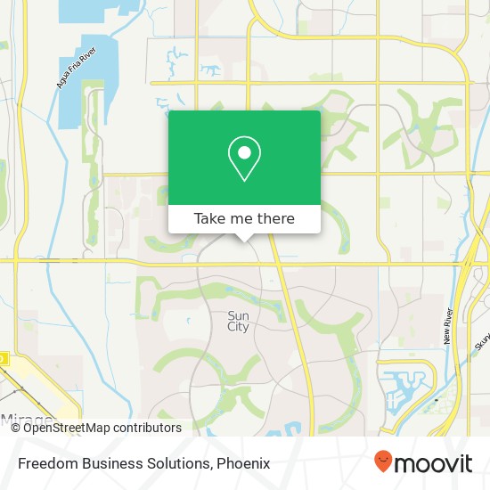 Freedom Business Solutions map