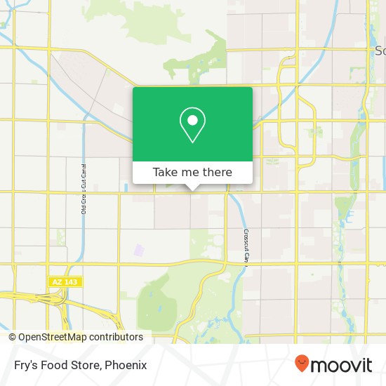 Fry's Food Store map