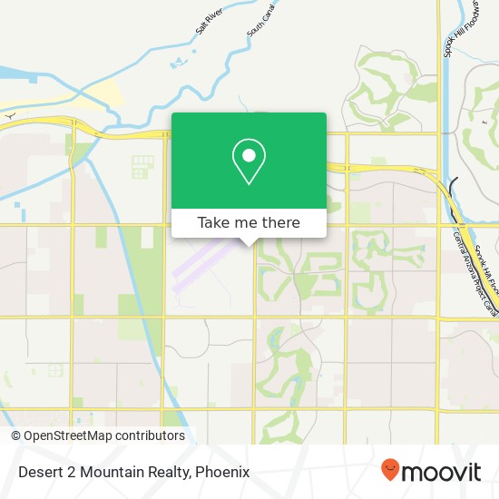 Desert 2 Mountain Realty map