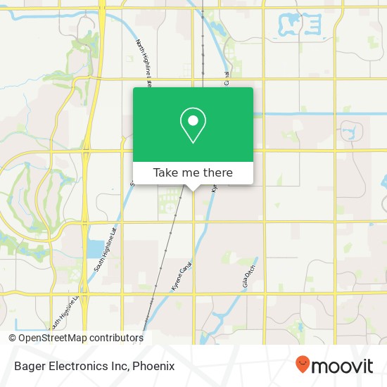 Bager Electronics Inc map