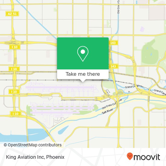 King Aviation Inc map