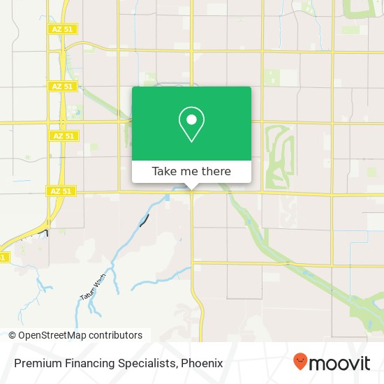 Premium Financing Specialists map