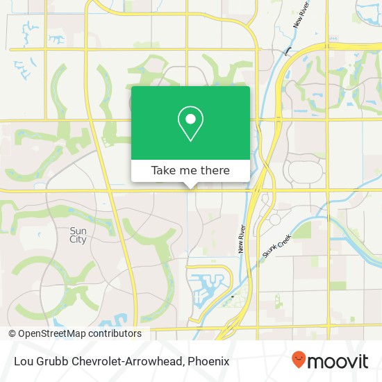 Mapa de Lou Grubb Chevrolet-Arrowhead