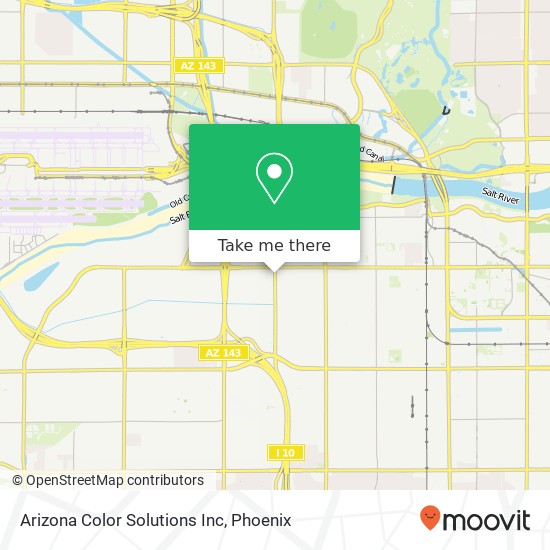Mapa de Arizona Color Solutions Inc
