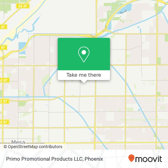 Primo Promotional Products LLC map