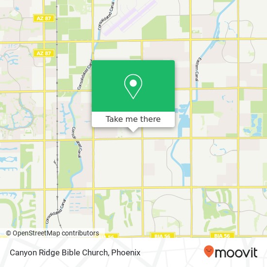 Canyon Ridge Bible Church map