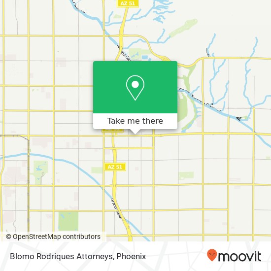 Blomo Rodriques Attorneys map