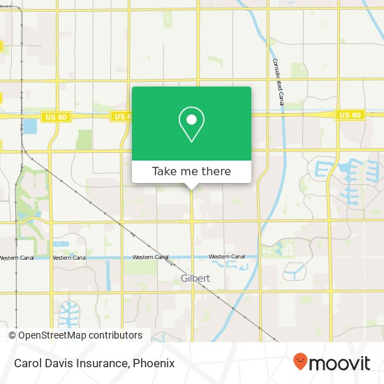 Mapa de Carol Davis Insurance