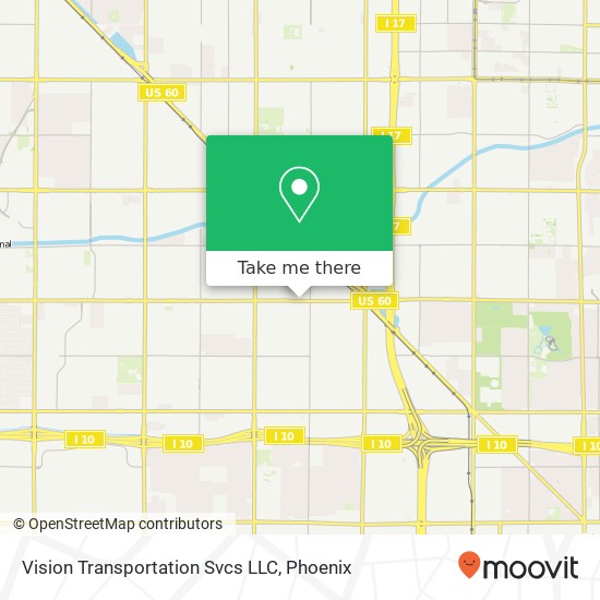 Vision Transportation Svcs LLC map