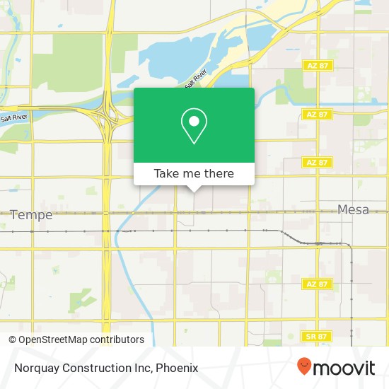 Mapa de Norquay Construction Inc