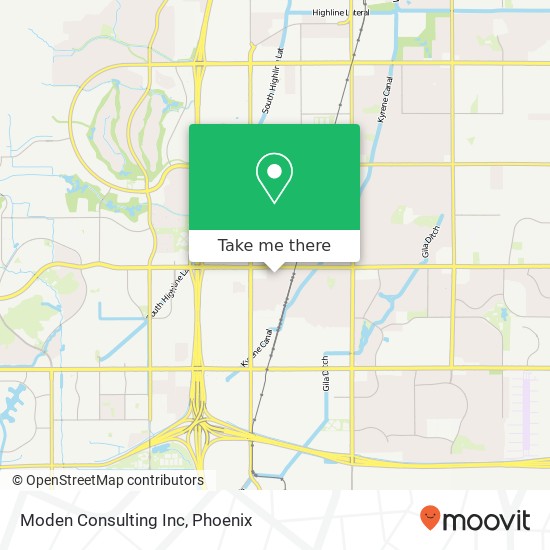 Moden Consulting Inc map