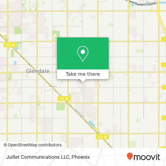 Juillet Communications LLC map