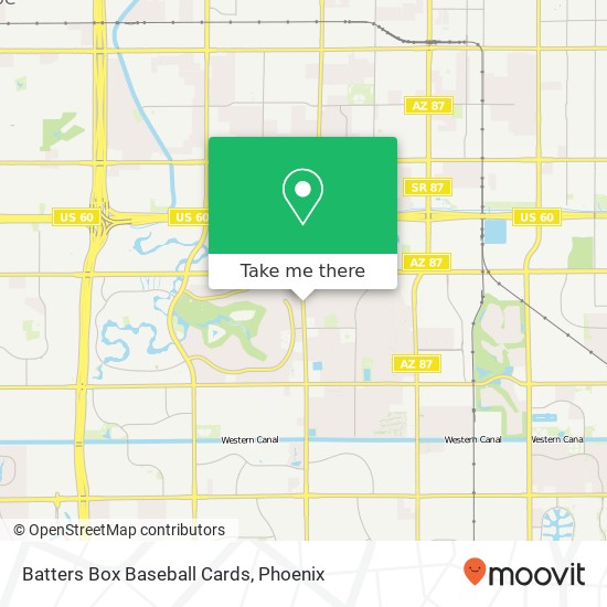 Batters Box Baseball Cards map