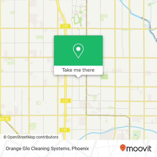 Orange Glo Cleaning Systems map
