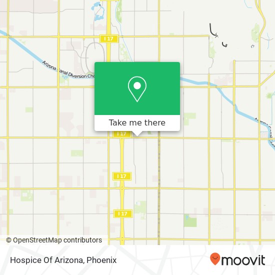 Hospice Of Arizona map