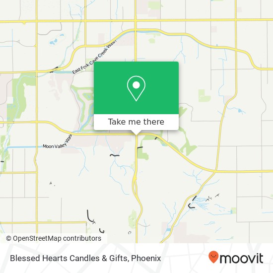 Blessed Hearts Candles & Gifts map