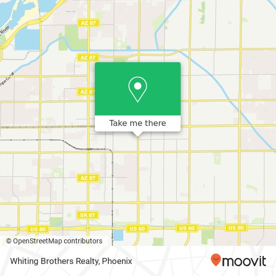 Whiting Brothers Realty map