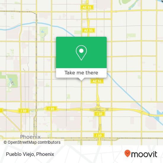 Pueblo Viejo map
