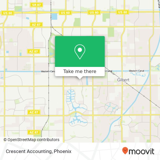 Mapa de Crescent Accounting