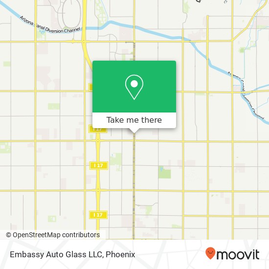 Mapa de Embassy Auto Glass LLC