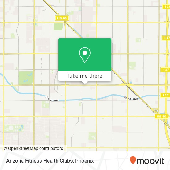 Mapa de Arizona Fitness Health Clubs