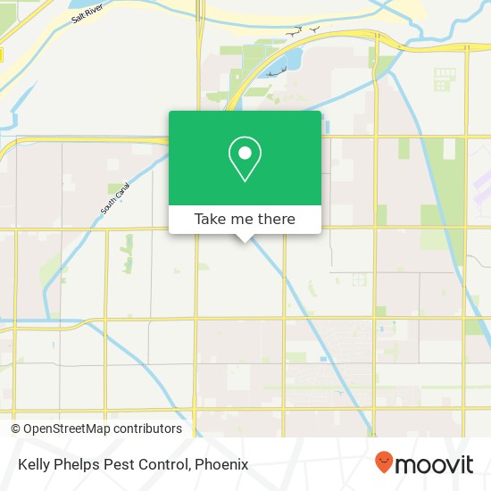 Kelly Phelps Pest Control map